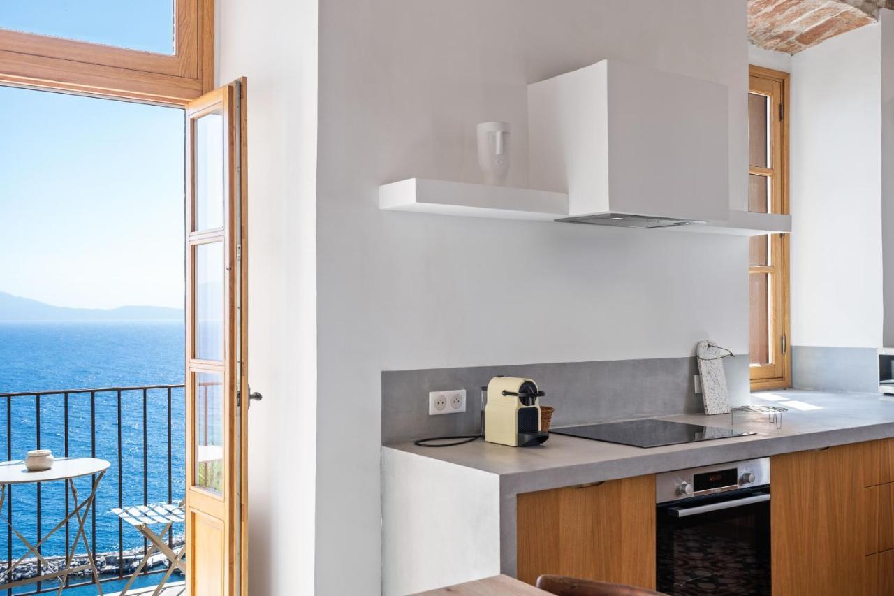 Cargese, Appartement De Charme Surplombant Le Port Luaran gambar